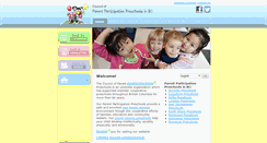 Desktop Screenshot of cpppreschools.bc.ca